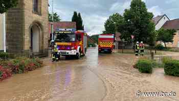 Überschwemmungsgebiete Bamberg und Coburg räumen auf - BR24