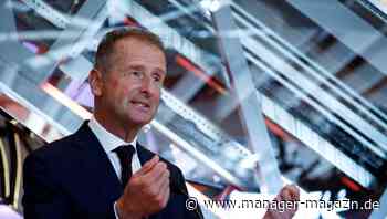 Volkswagen: Herbert Diess präsentiert neue Konzernstrategie "New Auto"