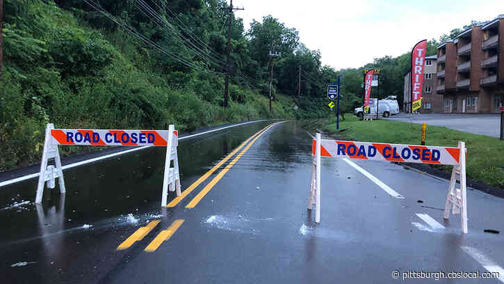 Seavey Road In Shaler Township Floods Again Following Early Morning Storms