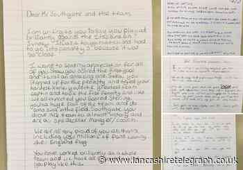 Barnoldswick school pupils pen letters to England team after Euro loss