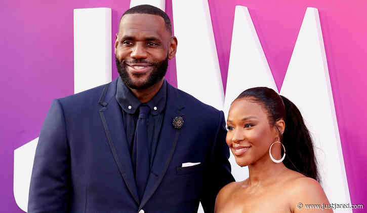 LeBron James Joins His Family & Co-Stars at 'Space Jam: Legacy' L.A. Premiere!