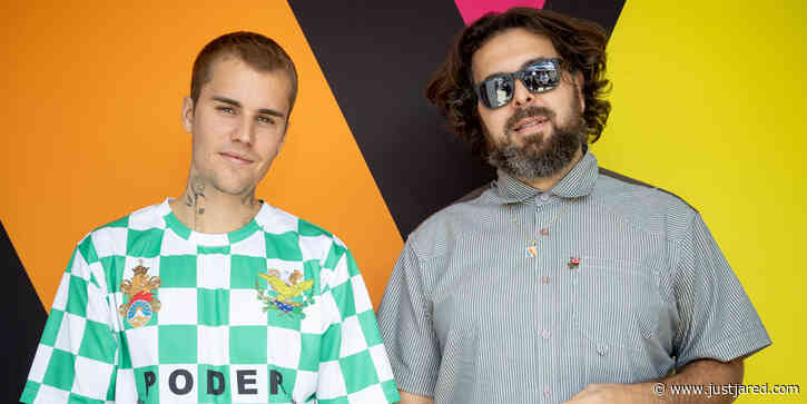 Justin Bieber Picks Up A Bag To Go During A Visit To Wonderbrett