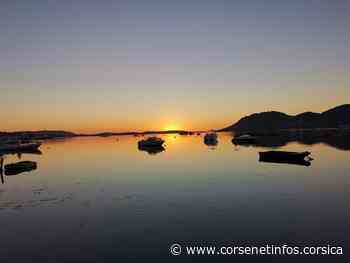 La photo du jour : superbe lever de soleil sur Porto-Vecchio - Corse Net Infos