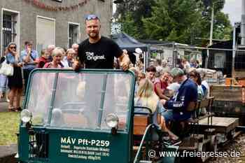 Besucher-Ansturm auf Ausfahrt mit Draisine - Freie Presse