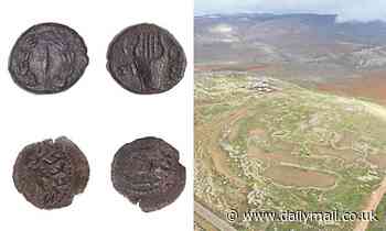 2,000-year-old 'Freedom to Zion' coins withy features of the Jewish-Roman wars are found in Judea