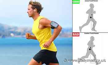 Exercise: Running with your trunk tilting too far can increase your risk of knee and back pain