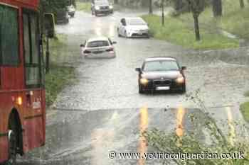 Storms bring flooding on roads in Sutton and Epsom | Your Local Guardian - Your Local Guardian