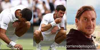 Djokovic, l'erba di Wimbledon e i complimenti di Totti - Corriere dello Sport