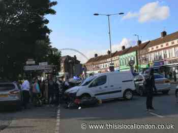 Man rushed to hospital after Monks Park crash