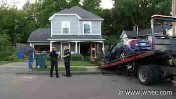 1 adult, 5 children taken to hospital after car crashes into house
