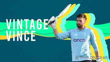 England v Pakistan: Watch the best shots from James Vince's maiden international century