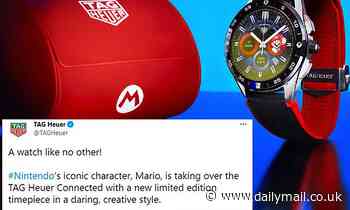Nintendo teamed up with Tag Heuer for a Mario-themed smartwatch that costs $2,150