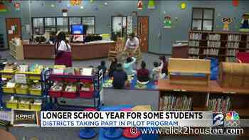 Back to school already? Year-round calendar begins for Houston area 'pilot' campuses - KPRC Click2Houston