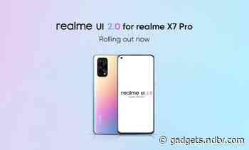 Realme X7 Pro Getting Android 11-Based Realme UI 2.0 Update in India