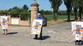 Modena, Hombre, flash mob della Lav «No al raddoppio dei bovini» - La Gazzetta di Modena
