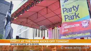Party in the Park returns Wednesday night