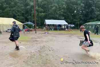 Chirokampen van groepen uit Koersel en Achel opgebroken door wateroverlast