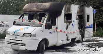 Wohnmobil in Neunkirchen in Vollbrand - Feuerwehr bekämpft Flammen - sol.de
