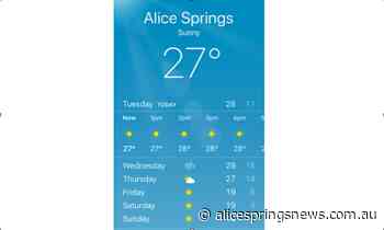 Alice temperature eight degrees above average - Alice Springs News Online