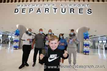Lancashire family are first to fly out from revamped Manchester terminal
