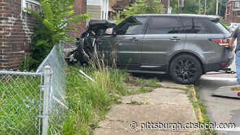 Car Crashes Into Home In Wilkinsburg