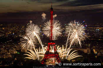 Feu d'artifice du 14 juillet 2021 depuis la tour Montparnasse - sortiraparis