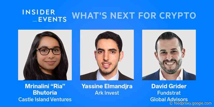 JOIN US JULY 15: Crypto experts from Ark Invest and more share their industry outlooks and the biggest opportunities they're pursuing