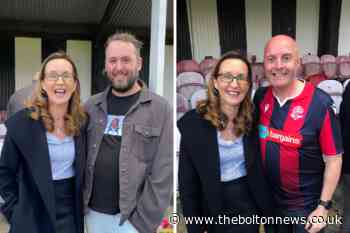 Sharon Brittan meets and greets Bolton Wanderers fans in friendly win - The Bolton News