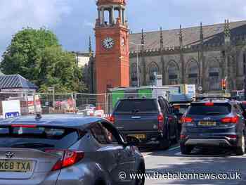 Bolton town centre roadworks cause traffic chaos - The Bolton News