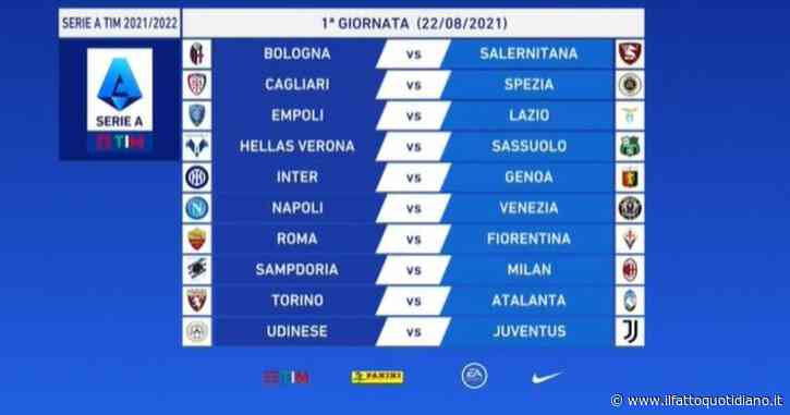 Serie A, il calendario della nuova stagione: l’Inter ricomincia dal Genoa, la Juve a Udine. Per la Roma di Mourinho c’è la Fiorentina