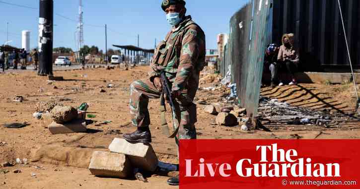 Coronavirus live: riots hamper medical services in Covid ravaged South Africa; record cases in Indonesia and Vietnam