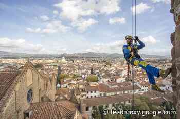 The Italians Who Dangle From Ropes To Repair Historic Sites