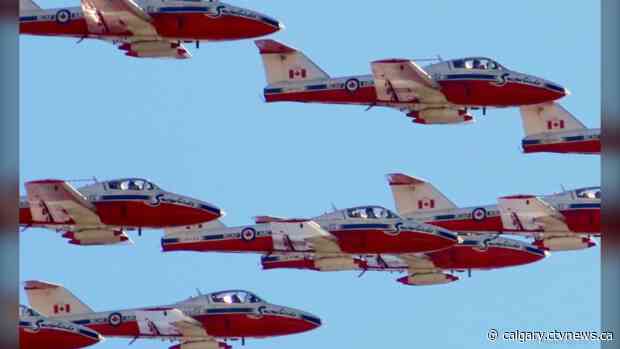 Snowbirds take to the sky over Calgary, Airdrie, Cochrane and Okotoks