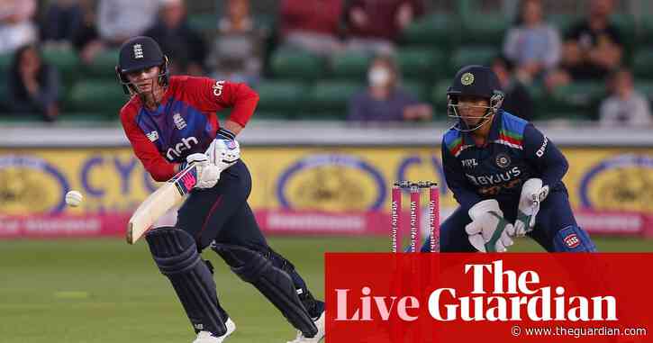 England beat India by eight wickets in third women’s T20 to win series – as it happened