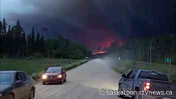Lightning sparks more wildfires in northern Sask. as evacuees flee