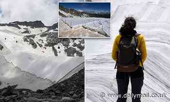 Italy is stopping its Presena Glacier from melting by covering the massive ice sheet with a TARP