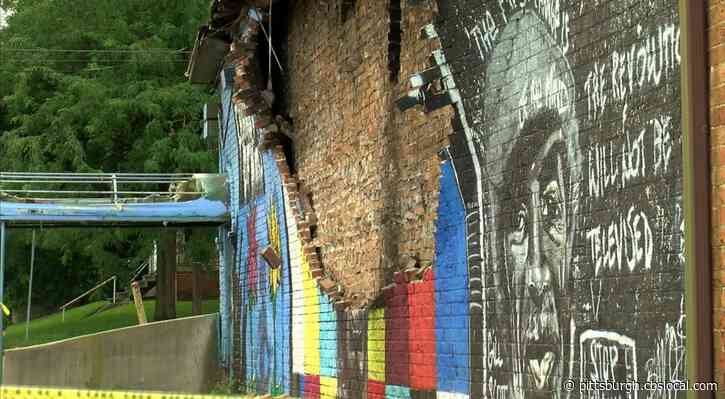 George Floyd Mural Struck By Lightning In Toledo, Ohio