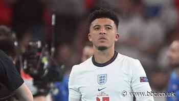 'Hate will never win' - England's Sancho responds to racist abuse