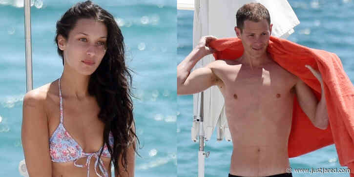 Bella Hadid & Boyfriend Marc Kalman Enjoy Warm Weather By The Sea With Iris Law