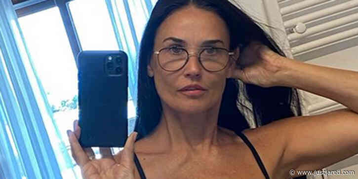Demi Moore Shows Off Her Bikini Body in a Hot Selfie