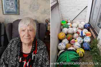 Greenwich resident 'inundated' by balls from  school