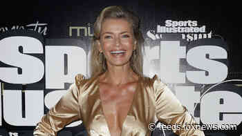 Paulina Porizkova wows in blue bikini as she poses under waterfall during getaway in Costa Rica