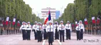 EN IMAGES. La police municipale de Nice défile sur les Champs-Elysées, une première historique - actu.fr