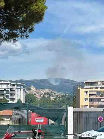 Incendie en cours au col de Vence, d'importants moyens déployés - Nice-Matin