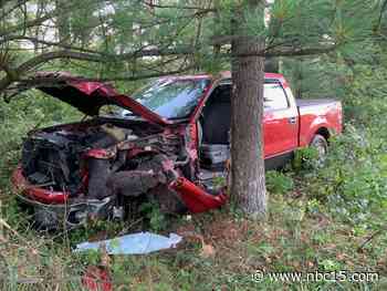 Truck collides with tree after driver suffers medical condition in Monroe Co. - WMTV - NBC15