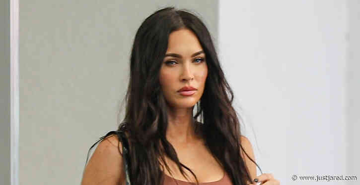 Megan Fox Stops By Skincare Clinic in Beverly Hills