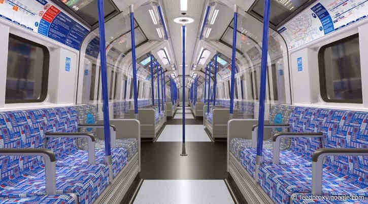 New Piccadilly line trains moquette shown off
