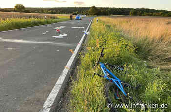Hirschaid: Zwei Schwerverletzte nach Zusammenstoß zwischen Fahrrad und Roller