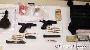 Handguns, overcapacity magazines seized during arrest of Toronto rapper wanted for attempted murder