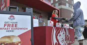 Wendy’s continues to build breakfast with bus stop pop-up
